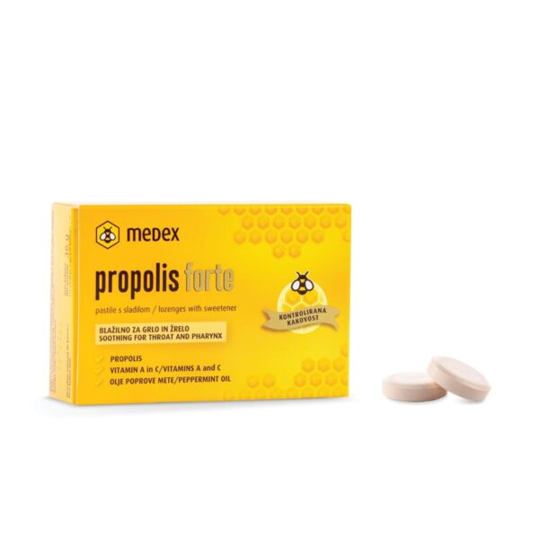 Medex Propolis Forte Propolis , Vitamins A & C In Lozenge 18 Lozenges