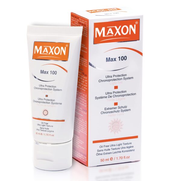 MAXON Max 100 Ultra Protection Chronoprotection System Broad Spectrum 50 + 50ml