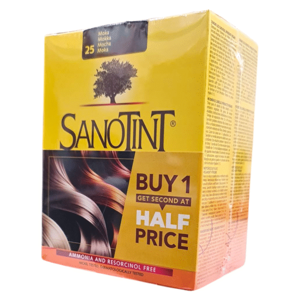 Offer Moka 25 Ammonia And Reorcinol Free 125 ml - SANOTINT
