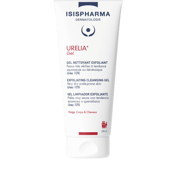 ISISPHARMA Dermatologie Urelia Gel Exfoliating Cleansing Urea 10% 200ml