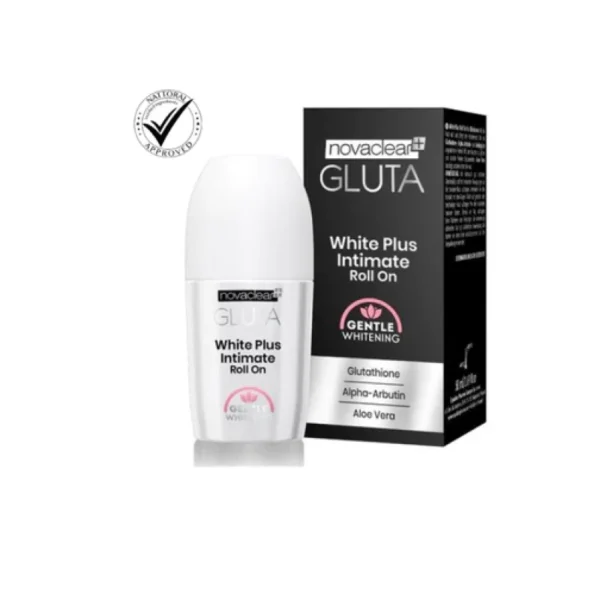 Gluta White Plus Intimate Roll On Gentle Whitening 50ml - NOVACLEAR