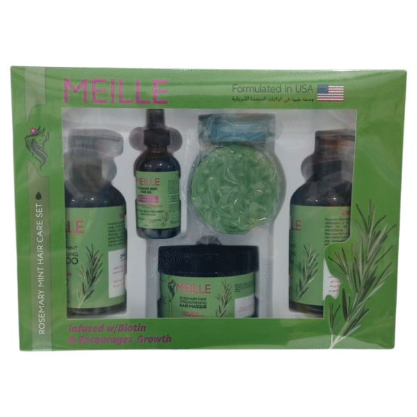 Meille Rosemary Mint Hair Care Set Oil+Shampoo+Mask+Conditinr