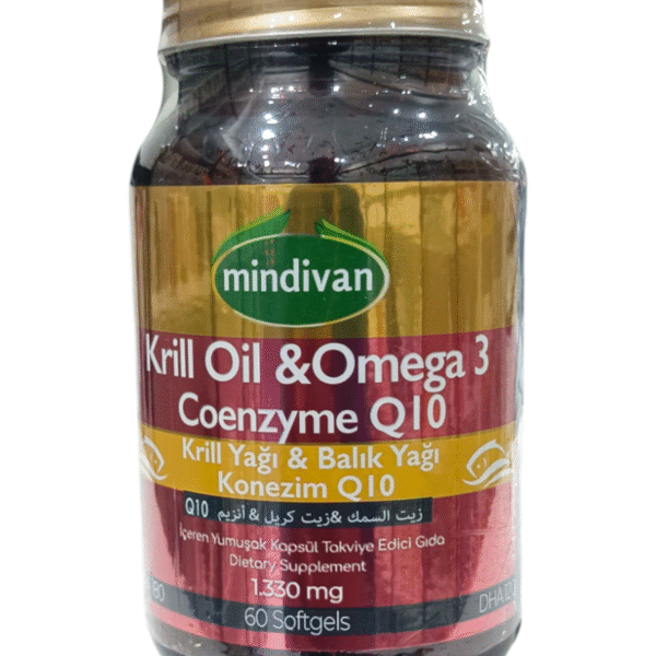 Mindivan Krill Oil & Omega 3 / 1.330mg 60 Soft Gel