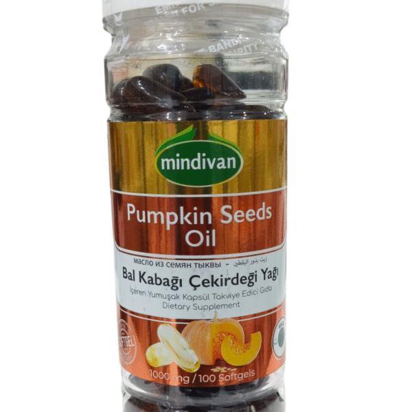 Mindivan Pumpkin Seeds Oil 1000mg / 100 Softgels