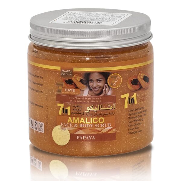 Amalico Face & Body Scrub Papaya 580 ml