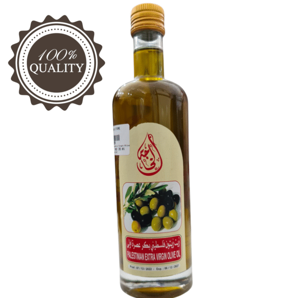 Palestinian Extra Virgin Olive Oil – Cold Pressed 500ml