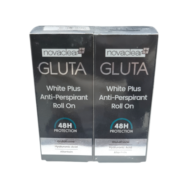 Offer 1+1 Gluta White Plus Anti Perspirant Roll On 48H Protection 50ml - NOVACLEAR