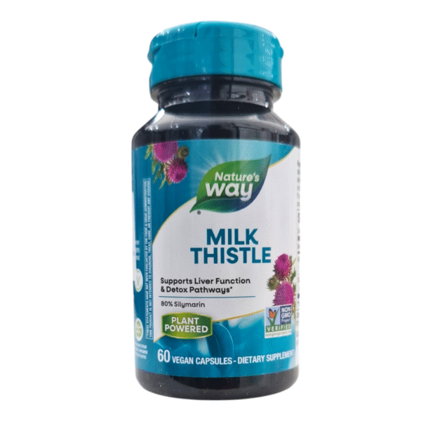 Narures Way Milk Thistle 60 Vegan Capsules- Dietary Supplement