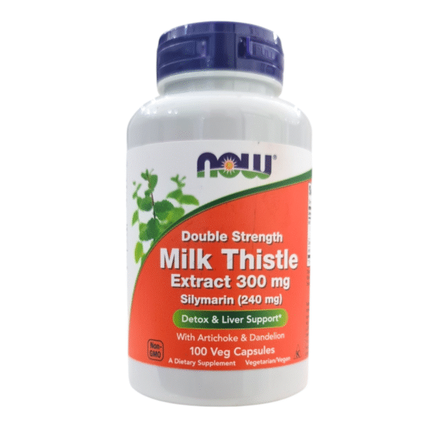 Now Double Strength Milk Thistle Extract 300 mg Silymarin ( 240 mg )