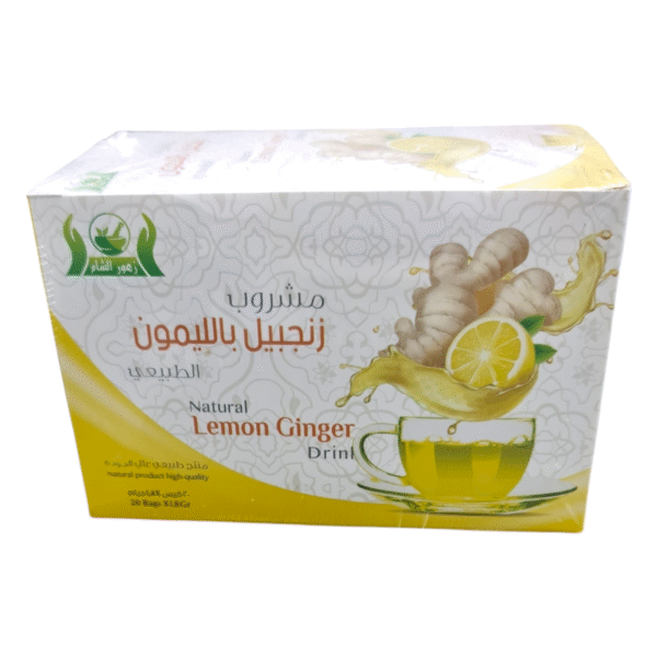 Zohor Alsham Natural Lemon Ginger Drink 20 Bags X 1.8 g