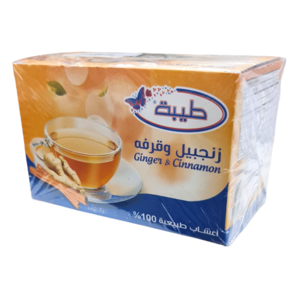 Teeba Ginger & Cinnamon Natural Herbals 100 % 20 Sachet