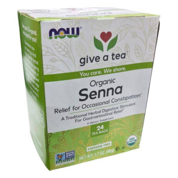 NOW Organic Senna Tea 24 Tea Bags