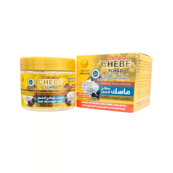 Amalico Chebe Tachad Hair Mask with Shea Butter – Strength & Moisture Hair Treatment 360g