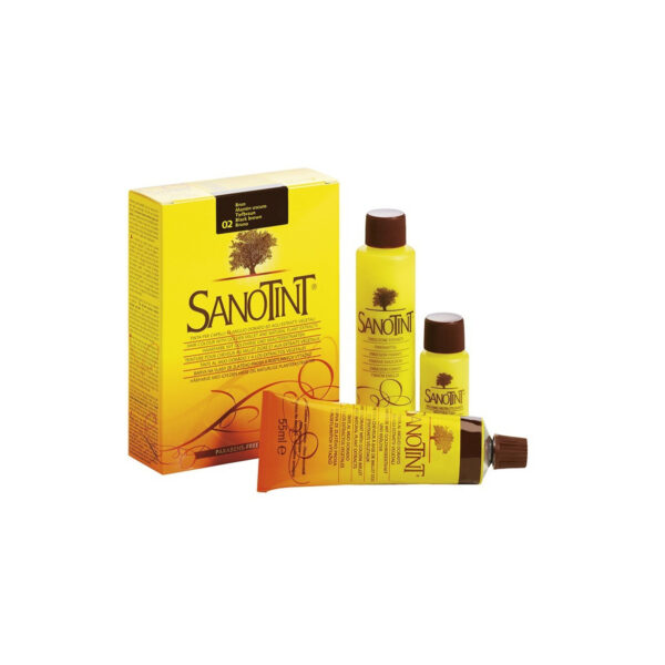 Sanotint Hair Color – 02 Black Brown (125ml)