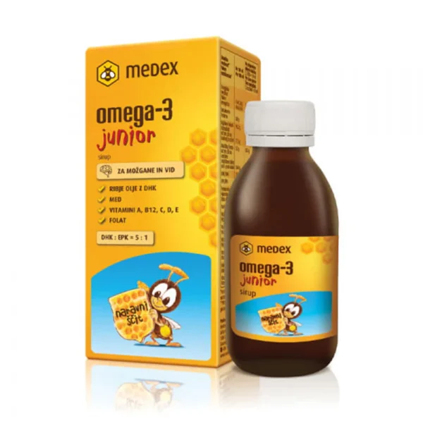 Medex Omega-3 Junior Honey Syrup 140 ml