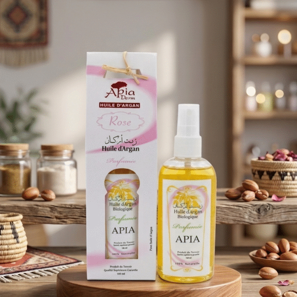 Apia Derm Organic Argan Oil Rose-Scented 100 ml